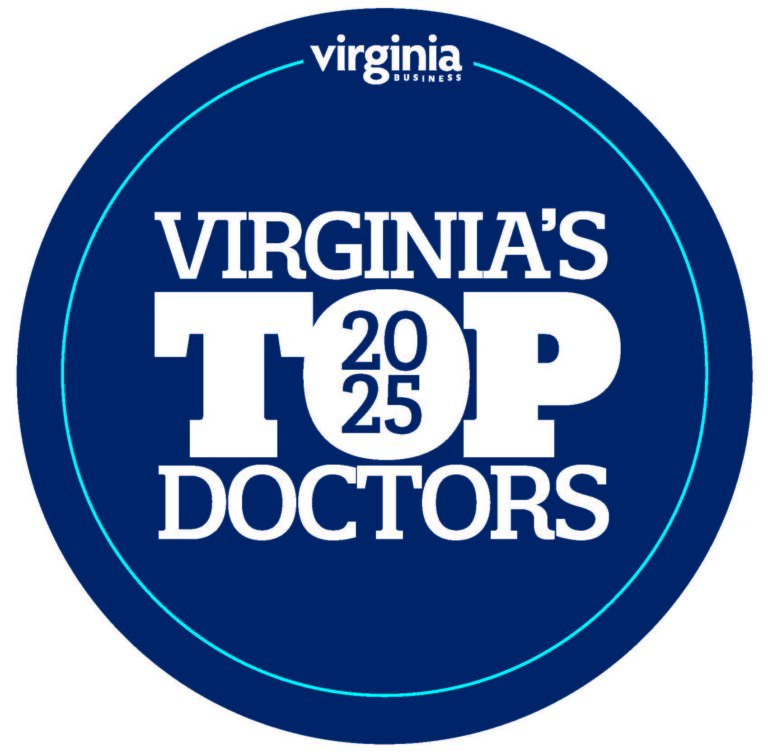 Virginia Business 2025 Top Doctor Badge